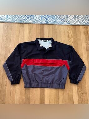 Vintage 90s Prince Anorak Jacket Quarterzip Tennis Size XL Windbreaker Warmup